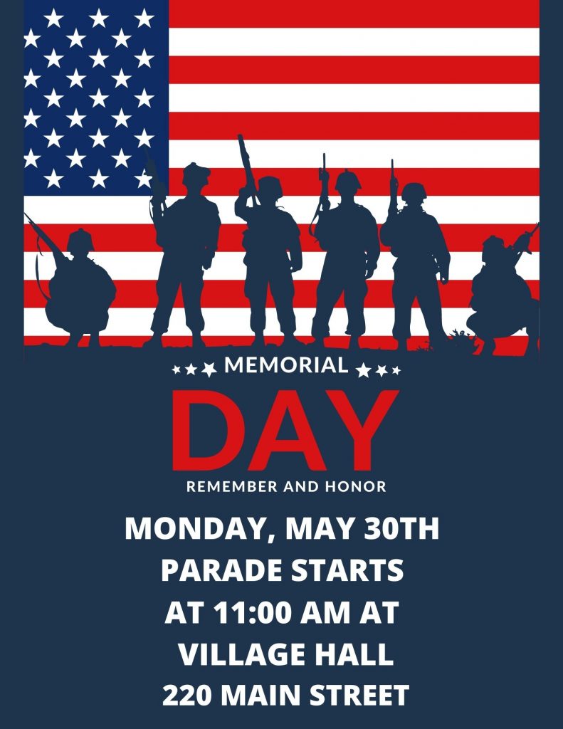 Memorial Day Parade is Monday at 11am – Village of Hudson Falls